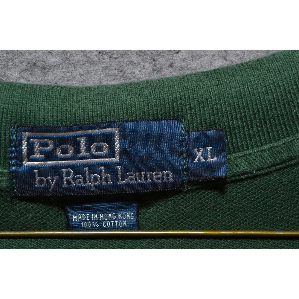 VTG Polo Ralph Lauren‎ Polo Shirt Mens XL Big Pony RL08 Embroidered RL Hong Kong - Picture 5 of 13